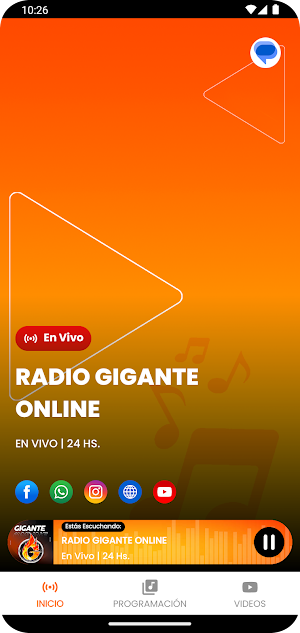 Radio Gigante Online Screenshot 1