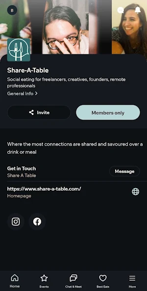 Share-A-Table Screenshot 0