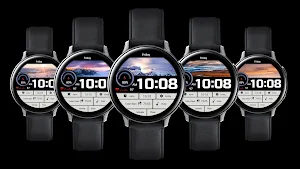Large Weather LCD ZKin Watch Screenshot 0