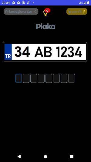 Plaka Quiz- 81 il Plaka Testi Screenshot 3