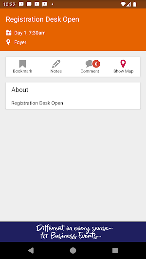 NT Business Events Screenshot 2