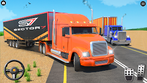 Euro Truck Mega Transport Game Screenshot 1