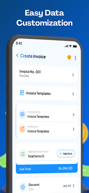 Create Invoices: Invoice Maker Screenshot 1