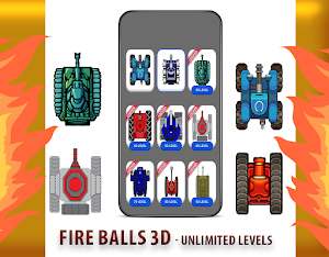 Tank Fire Balls 3D - Unlimited Levels Screenshot 2