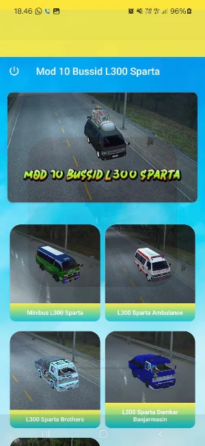 Mod 10 Bussid L300 Sparta Screenshot 3