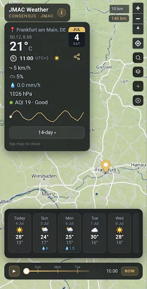 JMAC Weather Screenshot 1