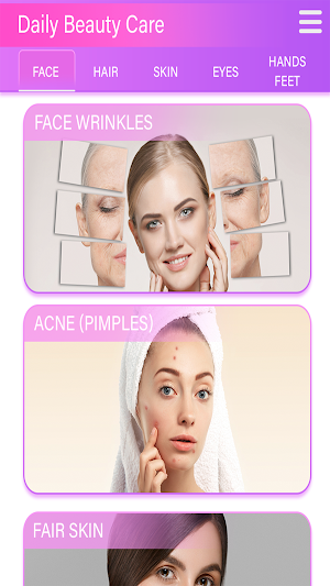 Celebrity beauty care tips Screenshot 0