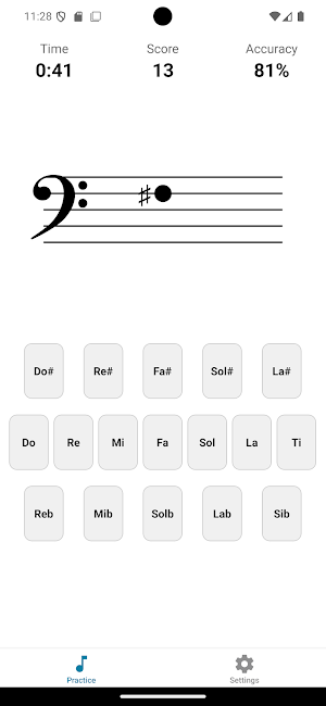 Misolfa: Sheet Music Workout Screenshot 1