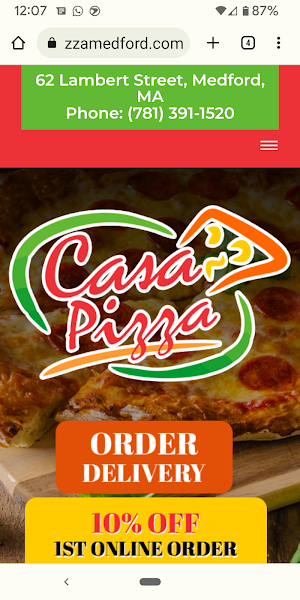 Casa Pizza Screenshot 2