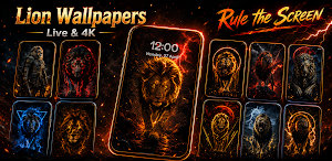 Live Lion Wallpapers - 4K Screenshot 0