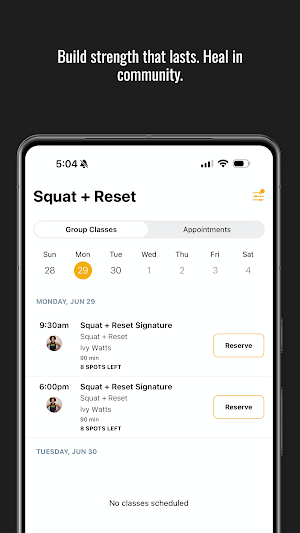 Squat + Reset Screenshot 2