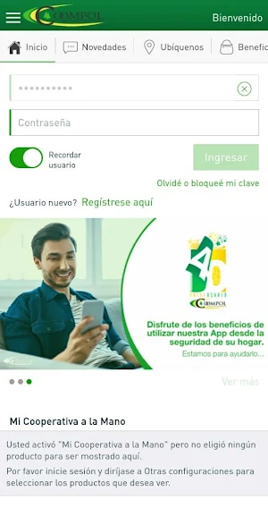 Coompol Móvil Screenshot 0