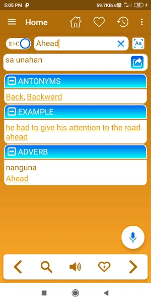 English Cebuano Dictionary Screenshot 3