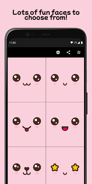 Kawaii Face Wallpapers Screenshot 1