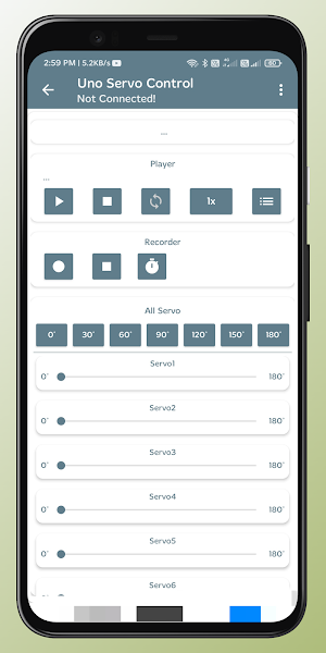 Arduino Servo Controls Screenshot 1