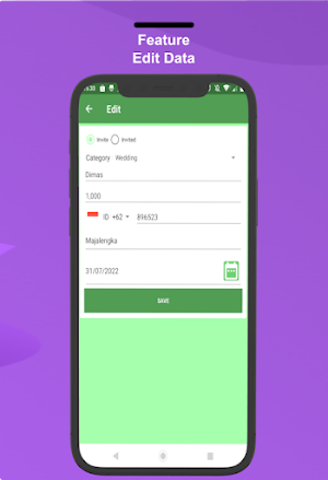 Invitation Book Screenshot 2