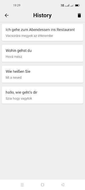 German To Hungarian Translator Screenshot 1