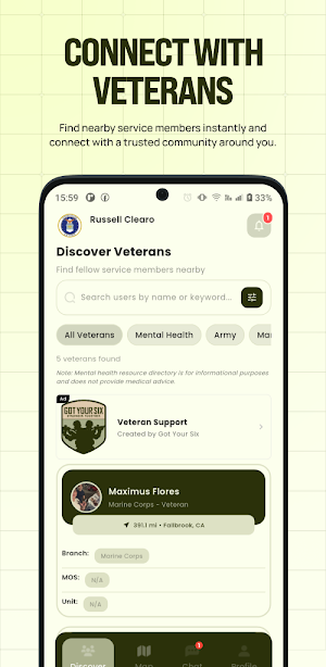 Got Your Six: Veteran Support Screenshot 1