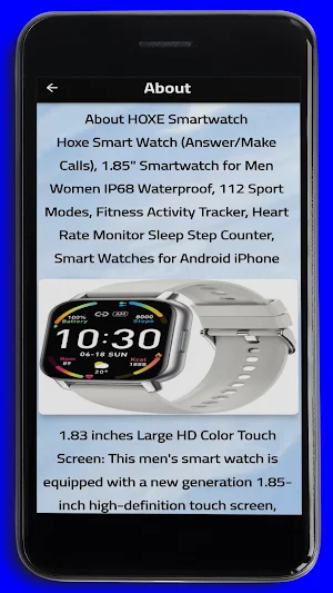 HOXE Smart Watch Guide Screenshot 3
