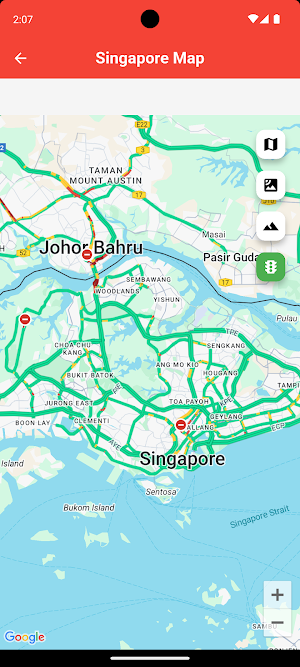 Singapore Metro Map Screenshot 1