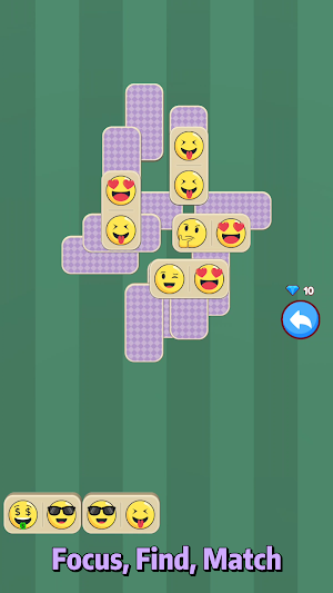 Emoji Domino - Tile Match 3D Screenshot 1