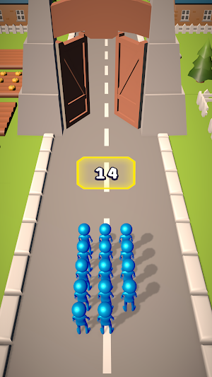 Door Math : Epic Crowd Race Screenshot 3