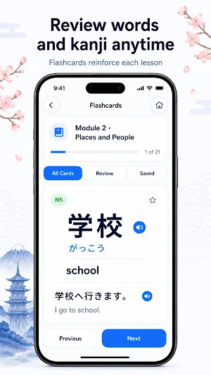 JLPT Test - Japanese learning Screenshot 3