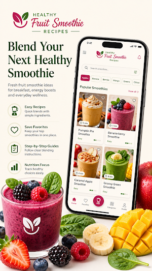Healthy Fruit Smoothie Recipes Screenshot 0