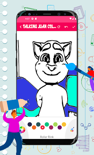 Talking Juan Coloring Book Screenshot 1