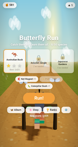 Butterfly Run Screenshot 2