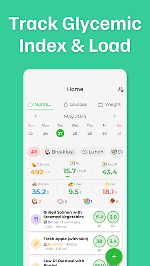 Glycemic Index Guide: Diabetes Screenshot 1