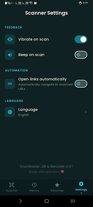 QR Scanner – ScanMaster Screenshot 2