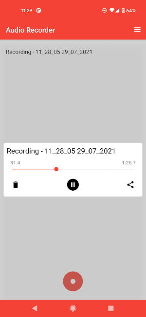Audio Recorder Screenshot 3
