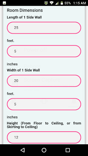 Wall Paint Calculator Screenshot 2