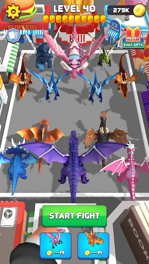 Dragon Dinosaur Upgrade Battle Screenshot 0
