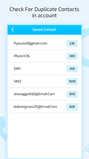 Duplicate Contacts Remover and Fixer Screenshot 1