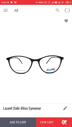 Laurel Dale Eyewear Screenshot 2
