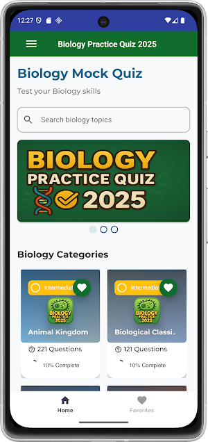 Biology Practice Quiz 2025 Screenshot 3