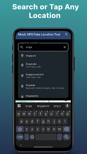 Mock GPS Fake Location Screenshot 1