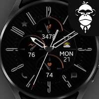 Carbon v6 Analog watch face