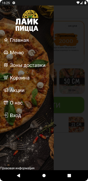 Лайк Пицца Самара доставка Screenshot 1