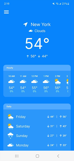 Weather Mode: Weather Launcher Screenshot 0