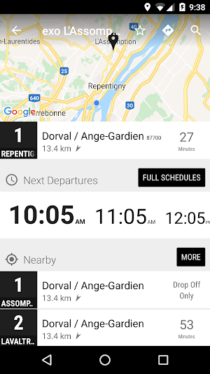 exo L'Assomption Bus - MonTransit Screenshot 1