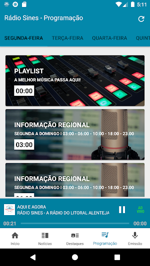 Rádio Sines Screenshot 2