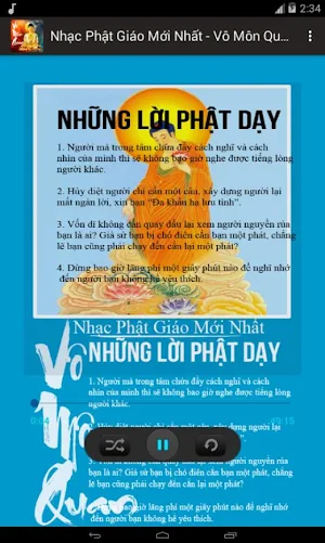 Nhạc Phật Giáo Mới Nhất - Vô Môn Quan Screenshot 2