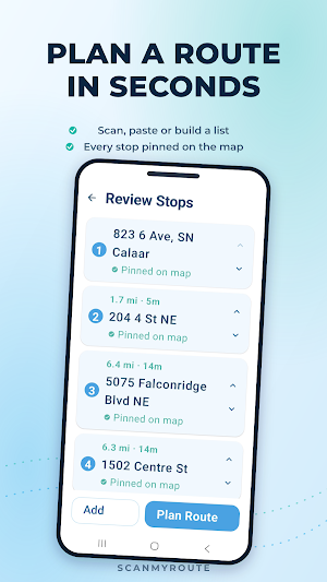 ScanMyRoute Screenshot 3