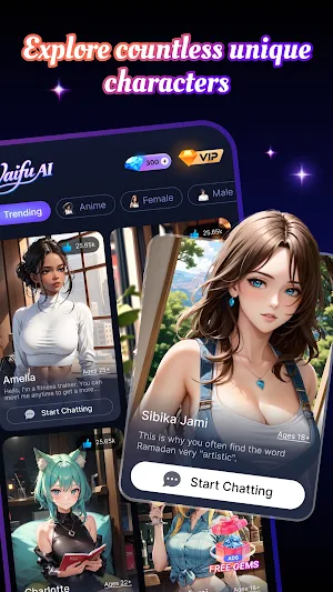 Waifu AI - AI Girl Friend Chat Screenshot 1