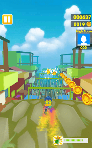 Runner Blue Hedgehog Subway Screenshot 0