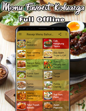 Resep Menu Sahur Terlengkap Screenshot 1