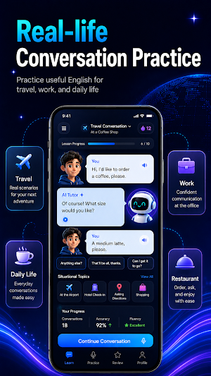 AI Learning: English Practice Screenshot 2